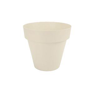 Maceta inyección ecru ø14cm