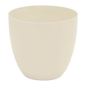 Maceta inyección cuenco ø38cm color ecru