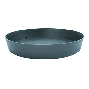 Plato inyeccion maceta ø28x4,4cm color antracita