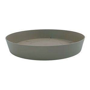 Plato inyeccion maceta ø28x4,4cm color taupe