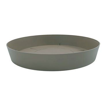 Plato inyeccion maceta ø28x4,4cm color taupe