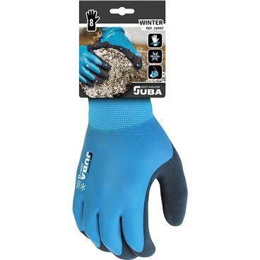 Guante trabajos en frío poliéster / nylon / nitrilo talla 7 juba
