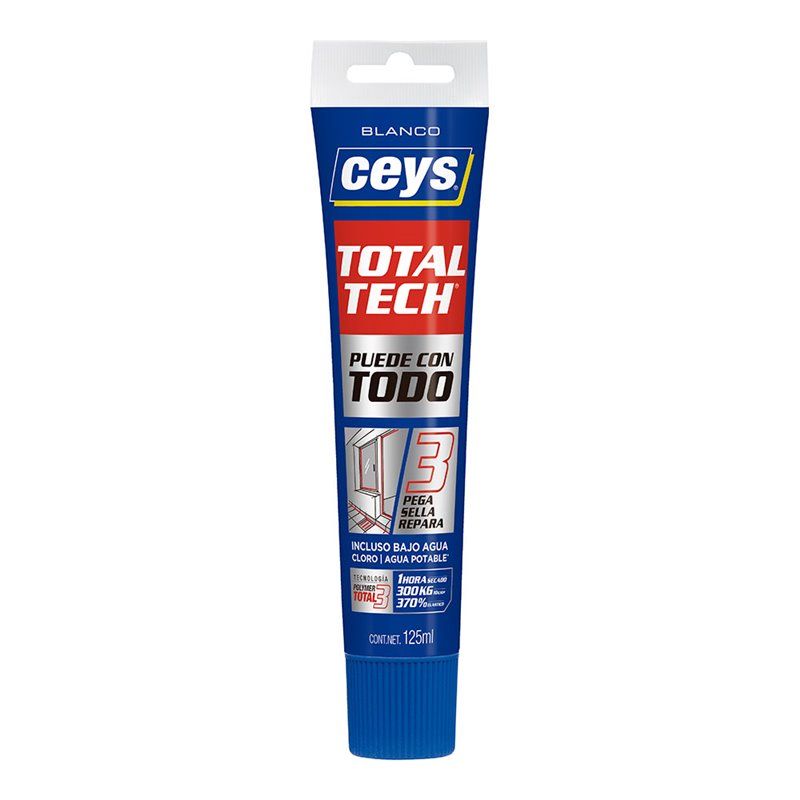CEYS Total Tech Adesivo Multiuso Branco Tubo...