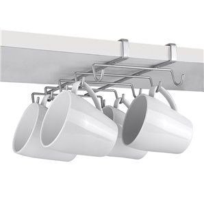 Cabide para 10 Copos 'My-Mug' 28x14x6cm Metaltex