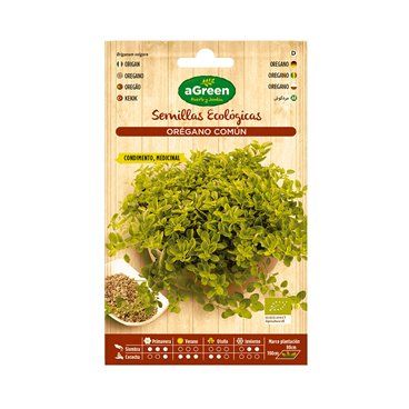 Sobre semillas eco orégano agreen