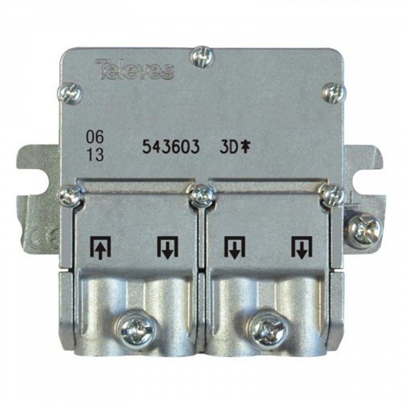 Distributore d'antenna mini 3 uscite Televes 543603