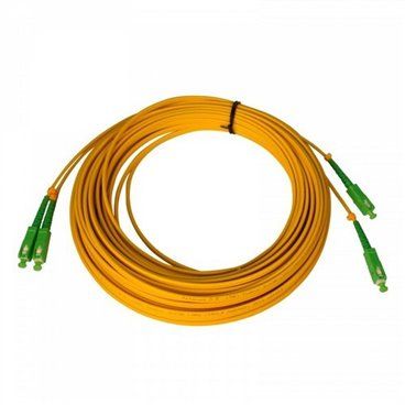 LSFH Dca SC/APC 40 m vorkonfektioniertes LWL-Doppel-Patchkabel