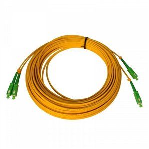 LSFH Dca SC/APC 25 m vorkonfektioniertes LWL-Doppel-Patchkabel