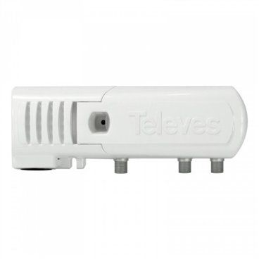 Fonte de alimentação para amplificador de mastro com conector F