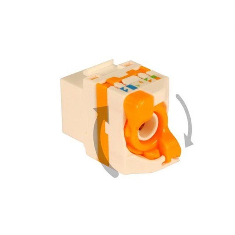 Conector RJ45 UTP Cat 6A H caja plástica