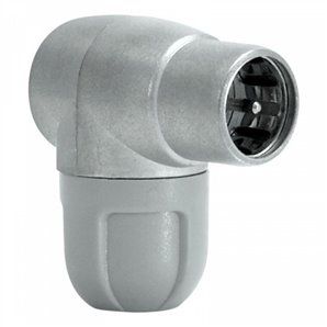 Conector F angular blindado
