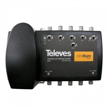 Amplificateur central à large bande MiniKom "F" (ICT-2) Televes 5317