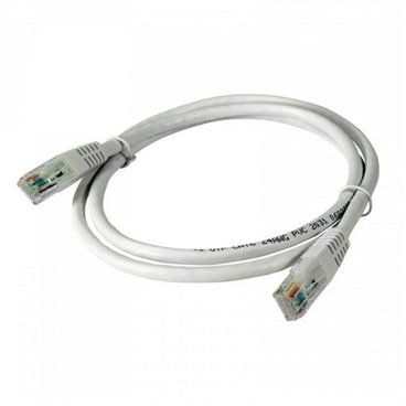 Network cable U/UTP Cu CAT6 PVC white 1m