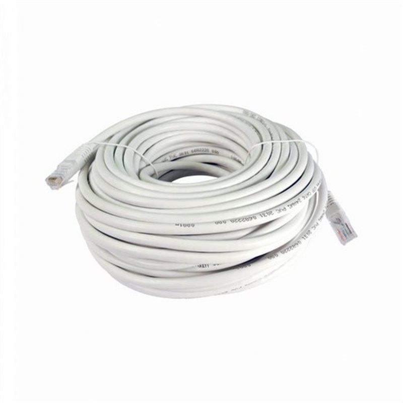Network cable U/UTP Cu CAT6 PVC white 0.5m