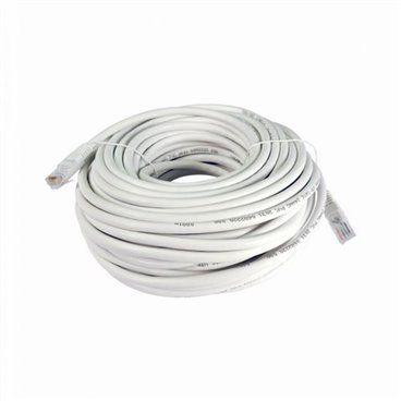 Network cable U/UTP Cu CAT6 PVC white 0.5m
