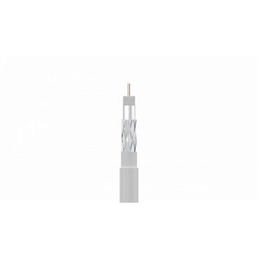 Cable coaxial SK6FPLUS CU+DC/AL 100m PVC blanco