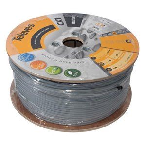 Cabo coaxial CXT LSFH Dca/A 19AtC cobre/alumínio LSFH 250m cinza