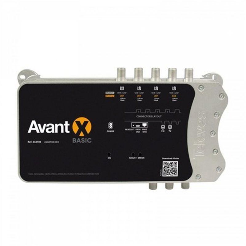 Amplificateur programmable Avant X Basic FM-4x(U/V) FM-DAB-3xU