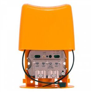 Amplificador de mastro 12..24V 3E/1S U-Vmix-FImix USOS