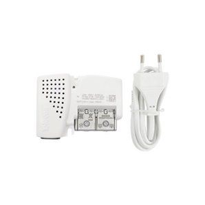 Amplificador de vivienda PicoKom 1e/2s "EasyF"47-694MHz G 10/16dB Vs 98/101dB?V con autoajuste + alimentación preamplificado 12V