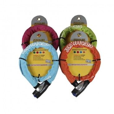 Cadeado Blindado Stanlex 15mm 90cm Cores Sortidas