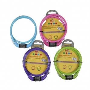 Padlock economico with combinacion assorted colours