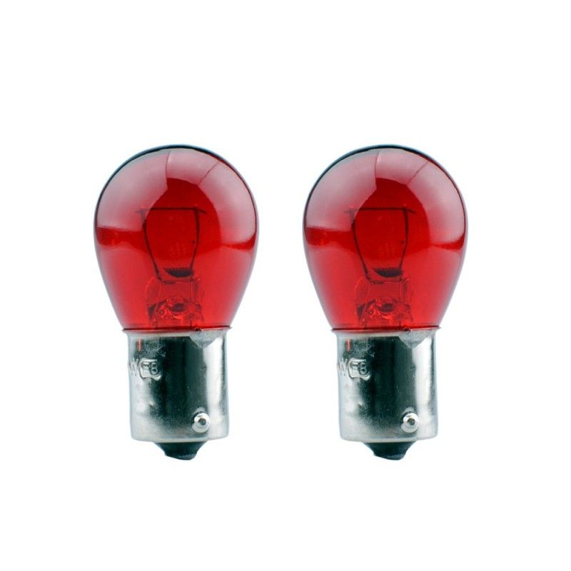 Set di 2 lampadine 12V 21W auto bau 15 s ambra