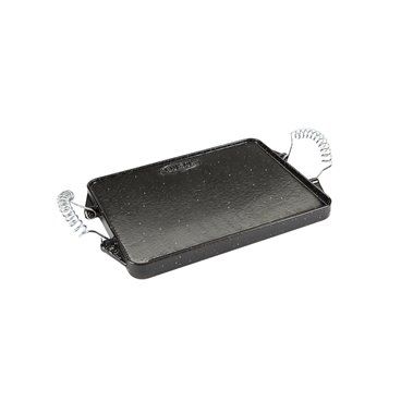 Plancha Hierro Fundido Esmaltada Rectangular 21 x 27 cm.
