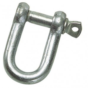 Manilha reta galvanizada 14 mm. 9/16" Uso Doméstico