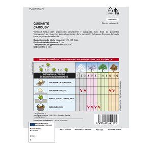 Semillas Huerto Guisantes Tirabeques 2