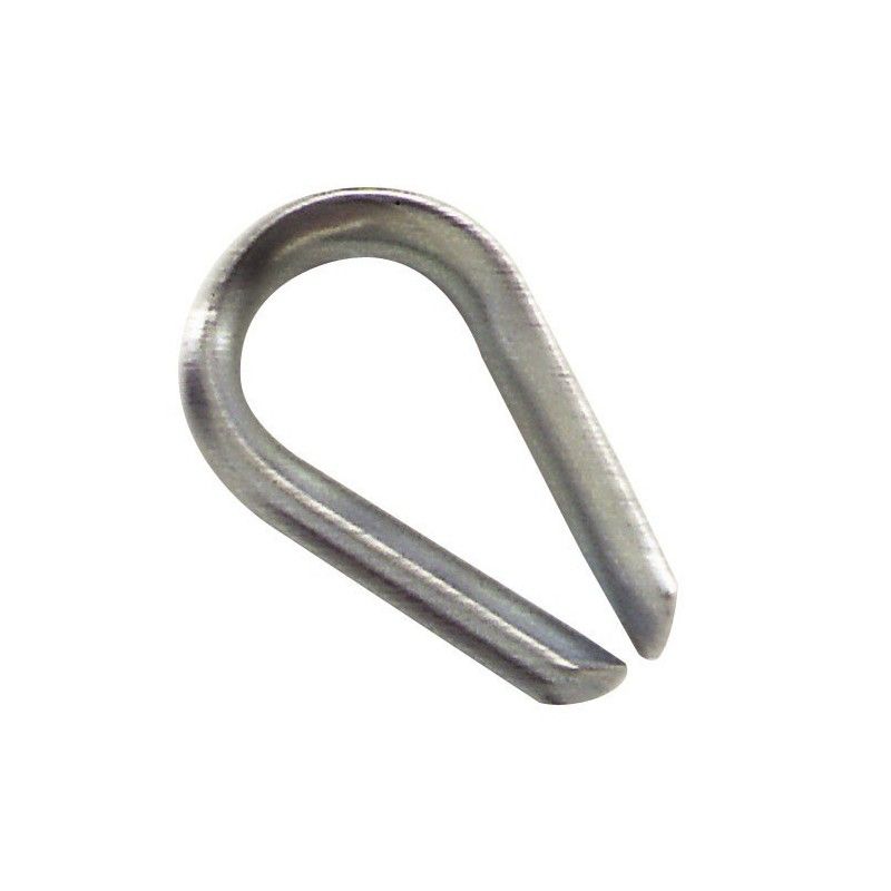 Guardacabos Zincado Para Cable 12 mm.