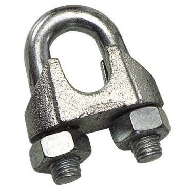 Sujetacables Galvanizado 12 mm. 1/2" Uso Domestico