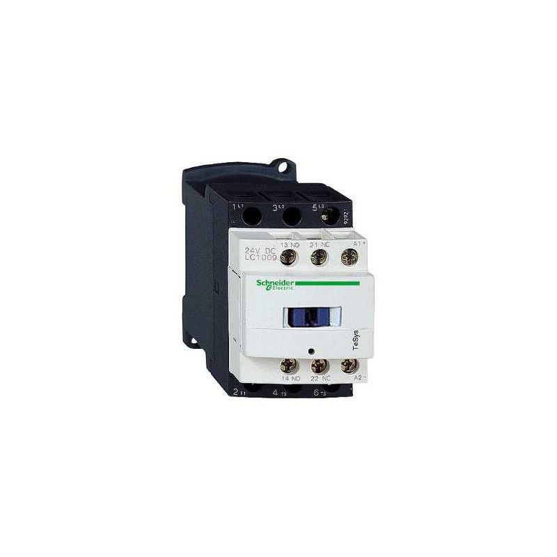 Contator 9A 1 NO/1 NC 24V DC-AR anti-interferência