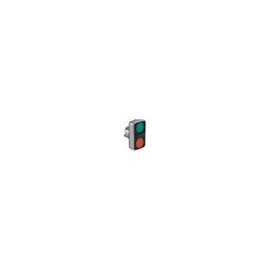 Cabeça de botão duplo verde / vermelho sem marcação IP66