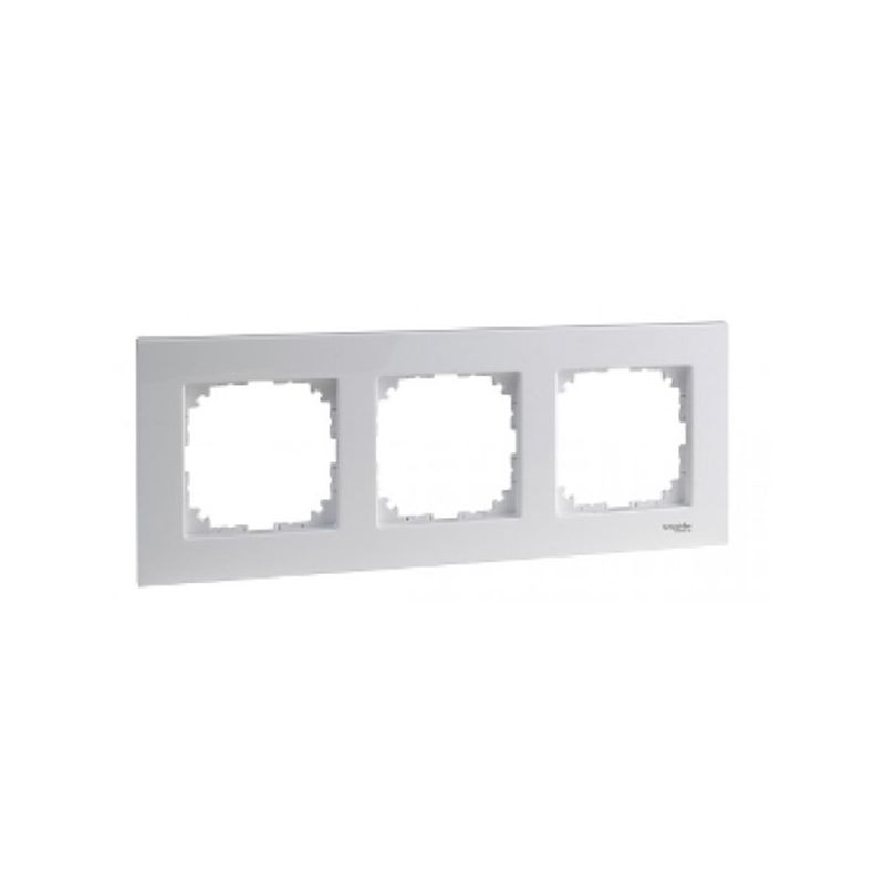 Moldura 3 elementos ELEGANCE branco ativo