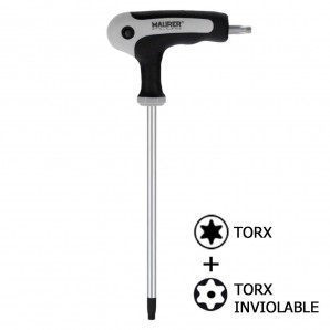 Chave Torx Maurer com alça em "T" T27 resistente à violação
