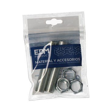 Thread 40 mm. with packed nut (2 r. and 4 t.)