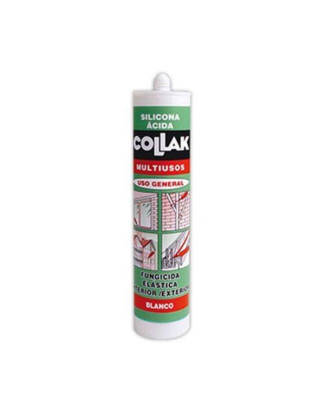 Silicona ácida MULTIUSOS 280ml blanco