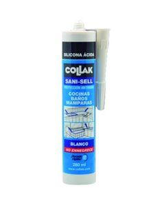 SILICONA ACIDA SANI-SELL BLANCO 300ML