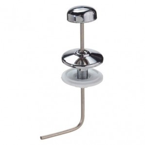 Tirador Cisterna Bajante Vertical Angular Cromo 120 mm.