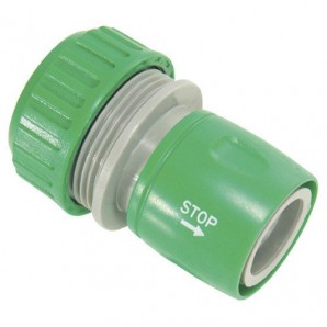 Conector Manguera Plastico 3/4 Con Stop  Blister