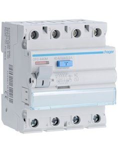 HAGER CFC440M | Differenziale 4P 40A 300mA tipo-AC