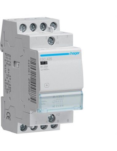 HAGER ESC425 | Contator 25A 4NO 230V