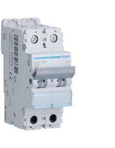 HAGER MCA220 | Circuit breaker M curve-C 6kA 2P 20A