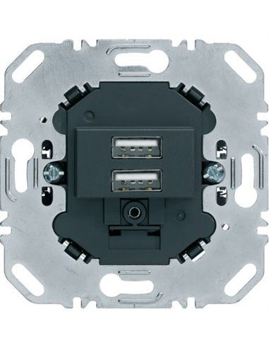 BERKER | 230V USB socket in matt anthracite color 260205
