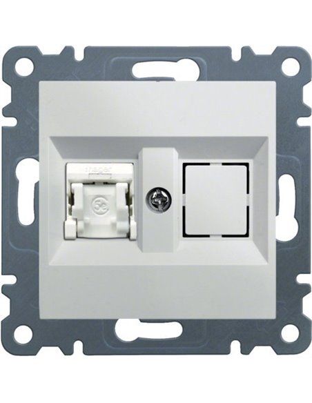 Lumina | Toma RJ45 categoría 6 FTP blanco polar WL2170