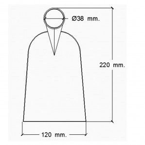 Enxada Forjada Sem Cabo 219/ 750 Gramas 2