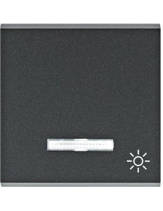 Lumina | Tasto spia "luce" nero WL6123