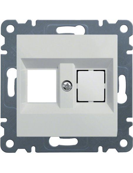 Lumina | Support double KEYSTONE JACK blanc polaire WL2320