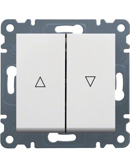 Lumina | Polarweißer Jalousieknopf WL0320